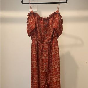 Off the shoulder, high Low dress